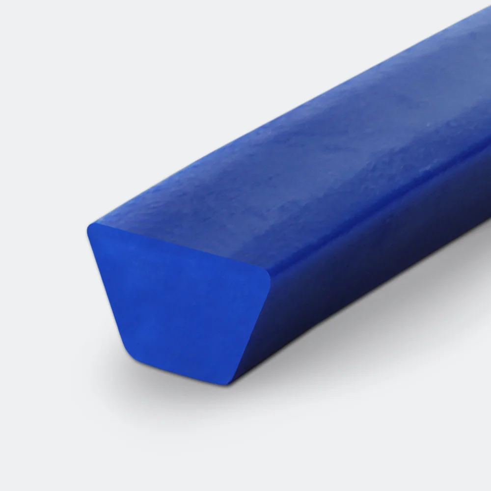 Keilriemen PU blauz glatt