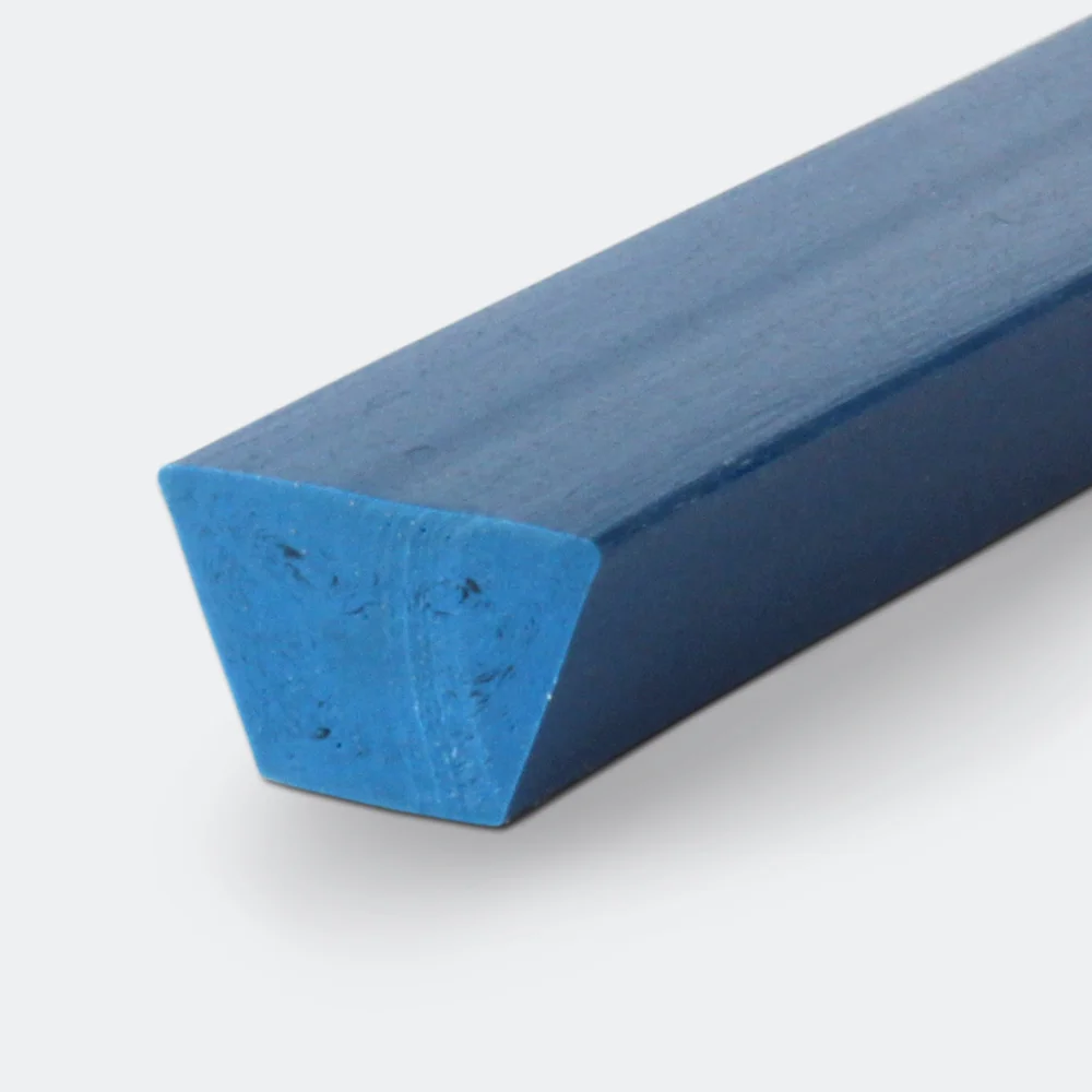 PU Keilriemen skyblue glatt