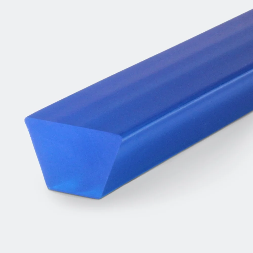 Keilriemen PU blauz glatt
