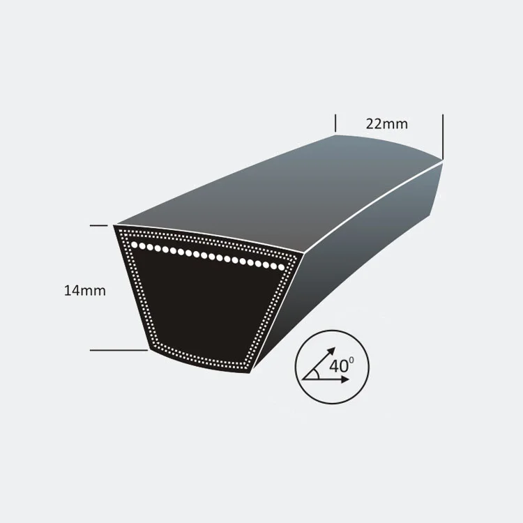 V-belt C - PIX - X'set - 22x14 MM