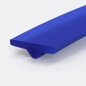 T-profile PU80A Ultra marine blue smooth 15x5 mm