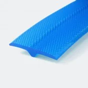 T-profile PU85A Safir blue smooth diamond structure