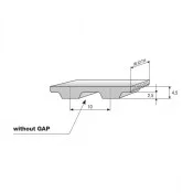 Offene PU Zahnriemen T10 Full Protection