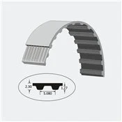 Zahnriemen XL Profil - Teilung 5,08mm Gummi