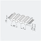 DT5 Timing Belt - Standard PU Molded Timing Belt DT5